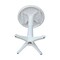 International Concepts Round 30 in Round Top Pedestal Table, 40.9 inH, White, 30 W, 30 L, 41.9 in H, Wood, White K08-30RT-27B-6B-2 - alternate 4